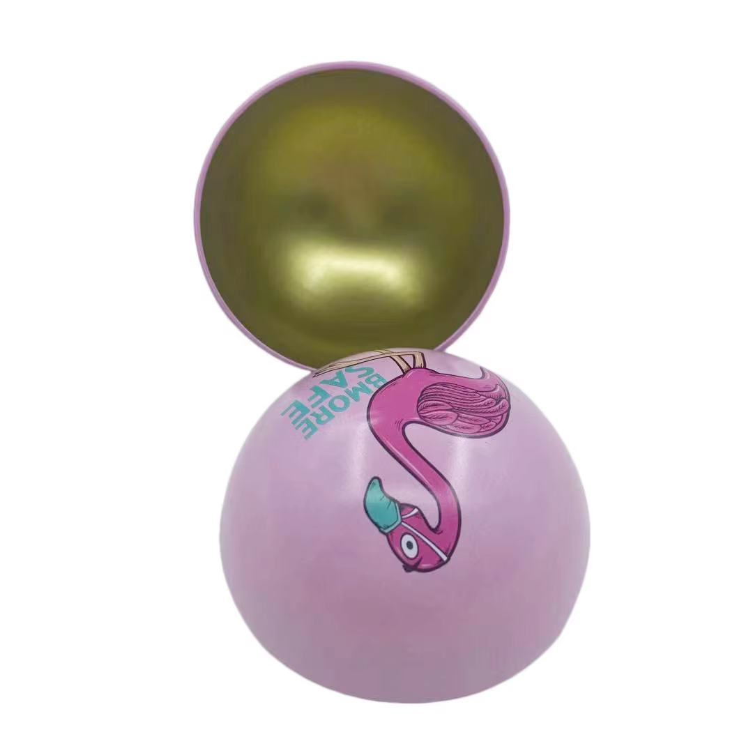 Sphere ball tin open