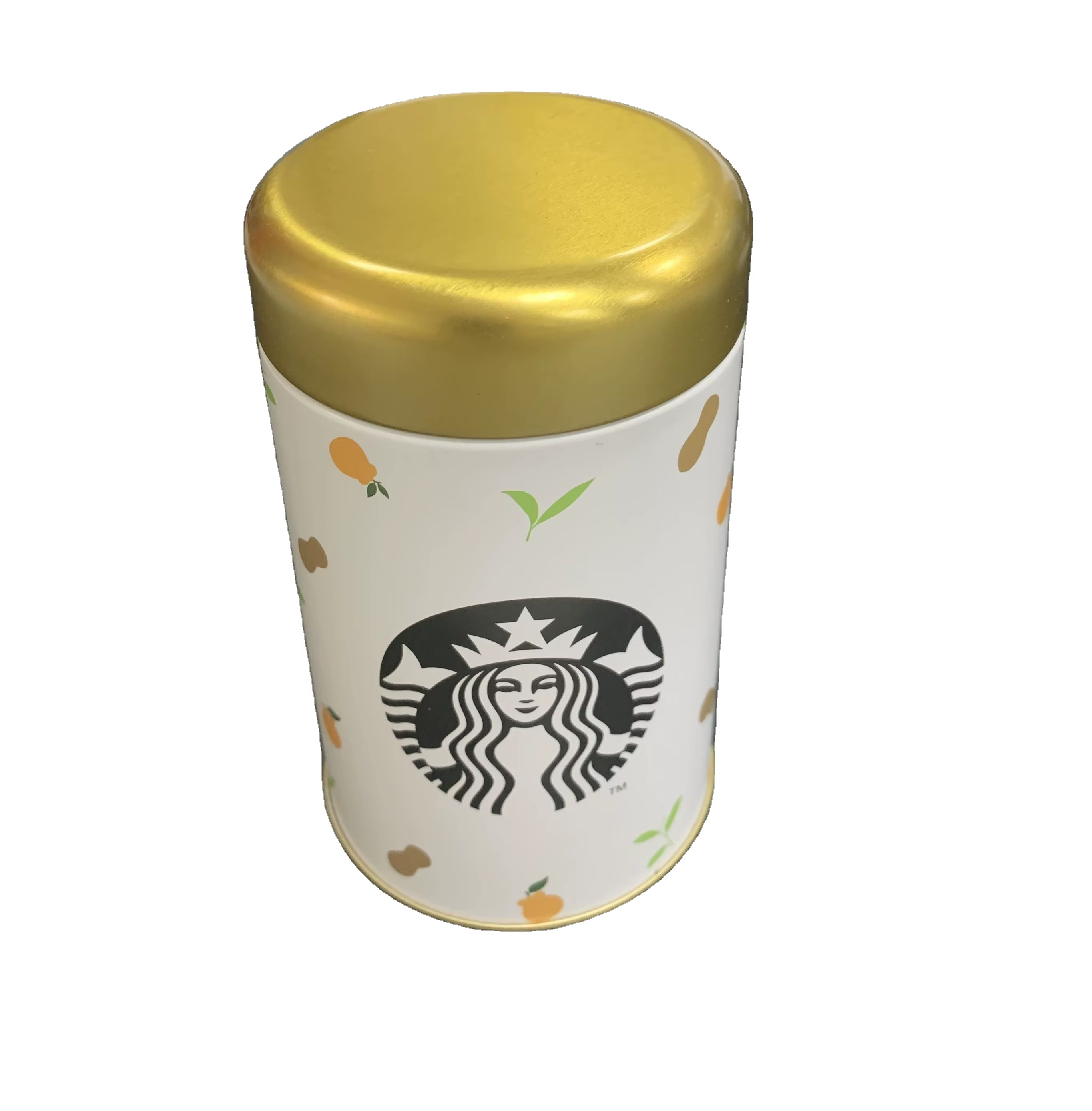 Starbucks round printed tin